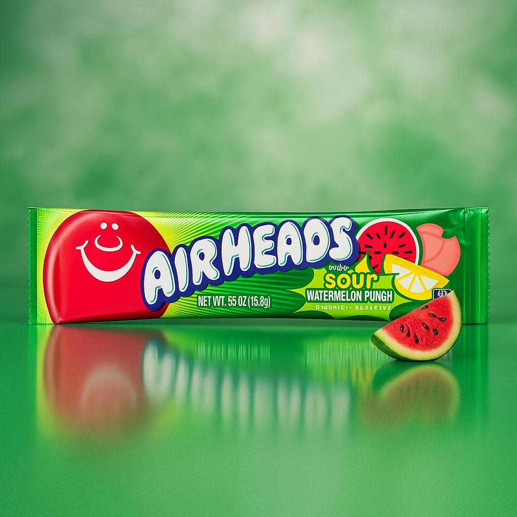 Airheads Bar Sour Watermelon Punch - MyCandyShop