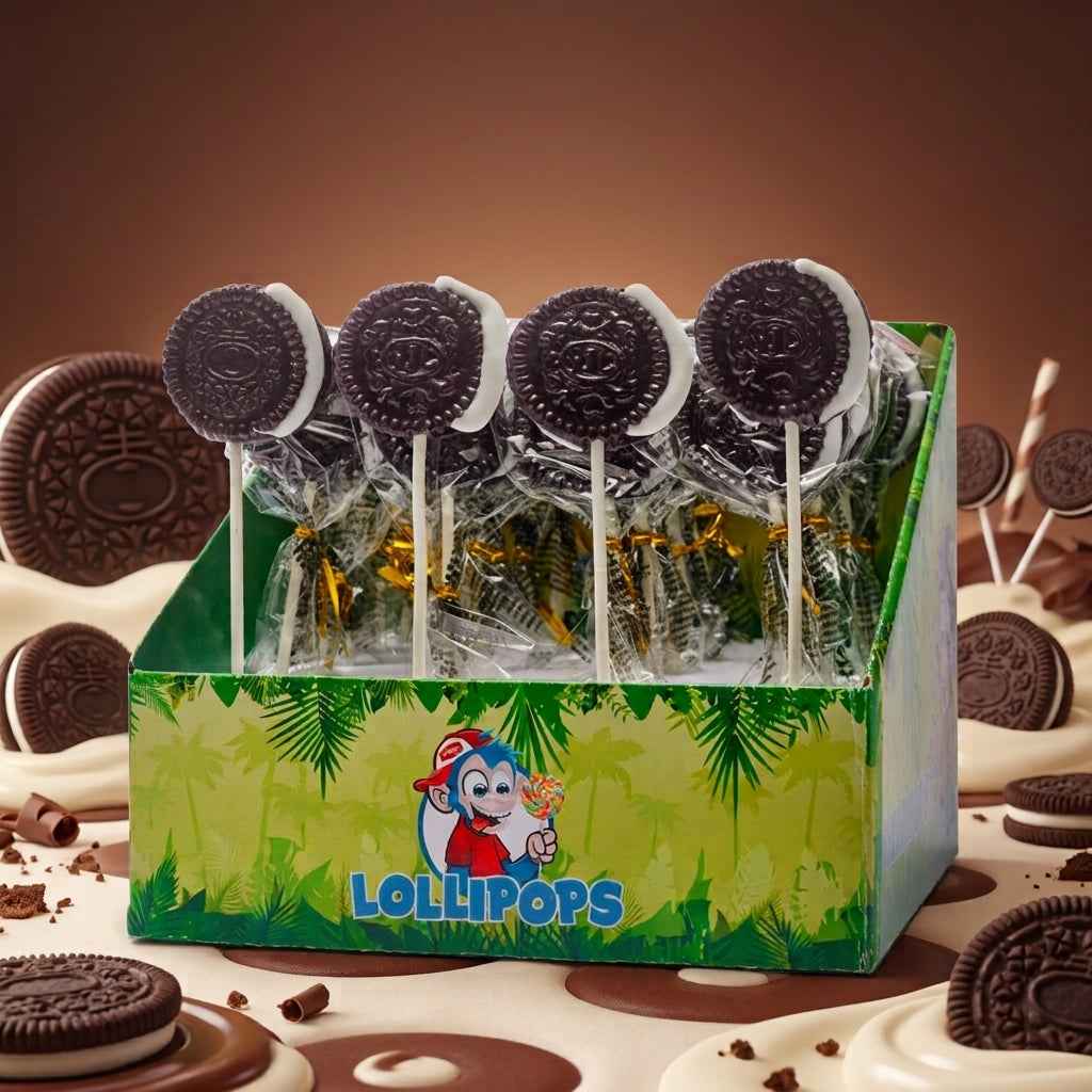 Mini sucettes Cookies Oreo - Felko