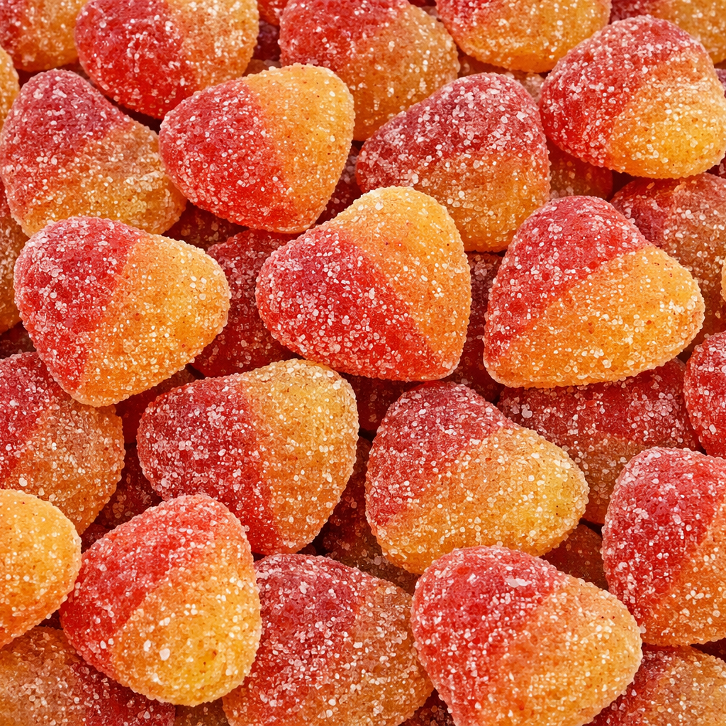 Perzikhartjes - 7 Jelly Sticks (100g)