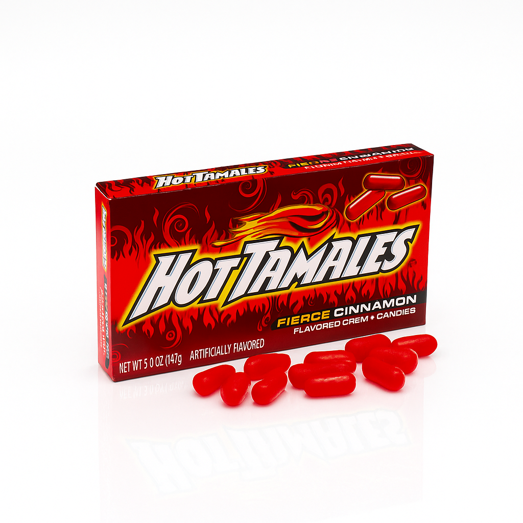 Hot Tamales Fierce Cinnamon 22gr - MyCandyShop