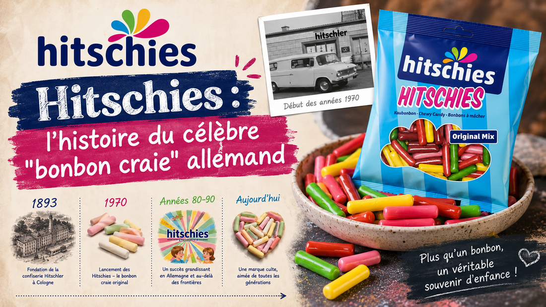 Hitschies : l'histoire du célèbre "bonbon craie" allemand