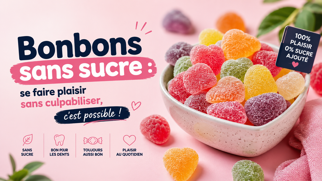 Bonbons sans sucre : se faire plaisir sans culpabiliser, c'est possible !