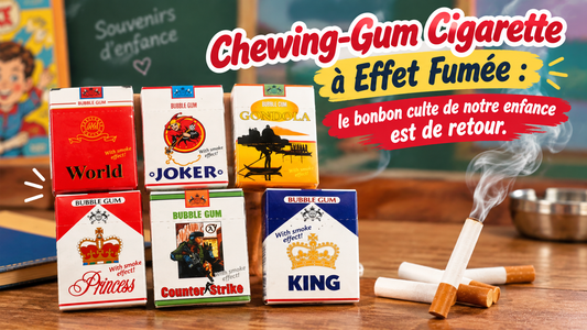Chewing-Gum Cigarette à Effet Fumée : le bonbon culte de notre enfance est de retour