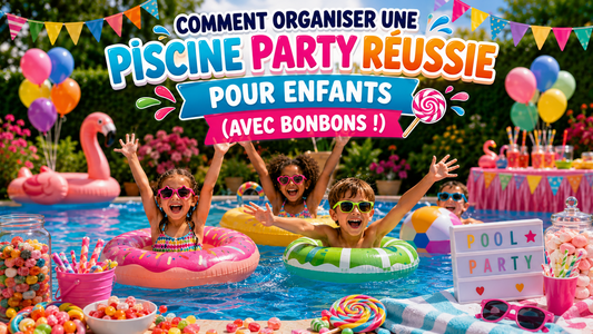 Comment organiser une piscine party réussie pour enfants (avec bonbons !)