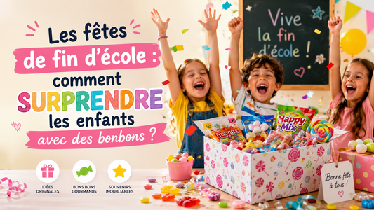 Les fêtes de fin d'école : comment surprendre les enfants avec des bonbons ?