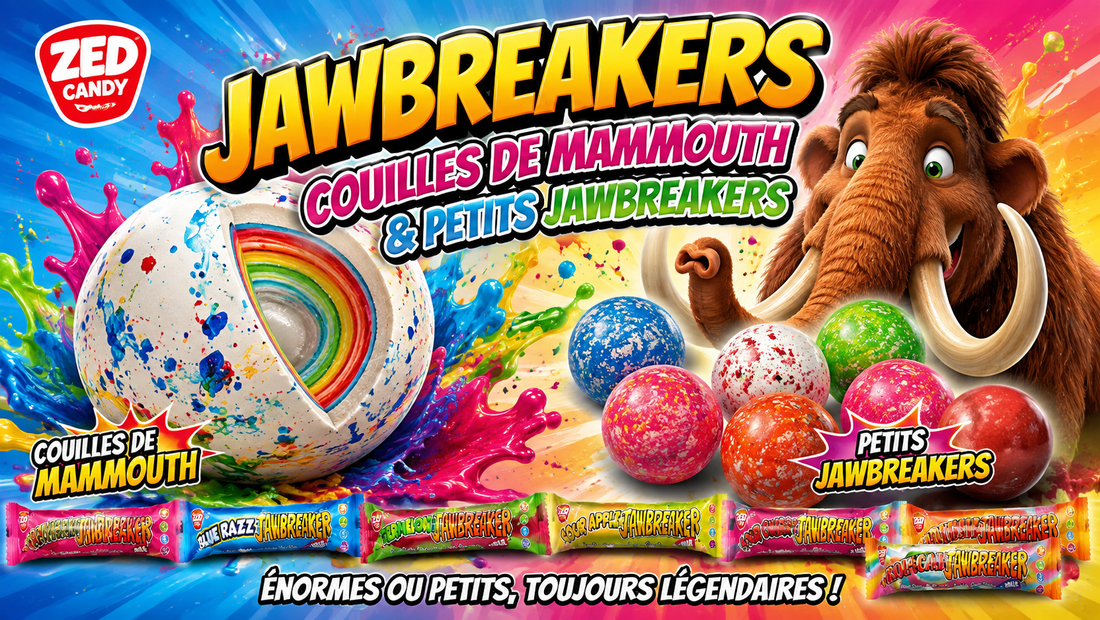 Jawbreakers Zed Candy : Couilles de Mammouth & Petits Jawbreakers