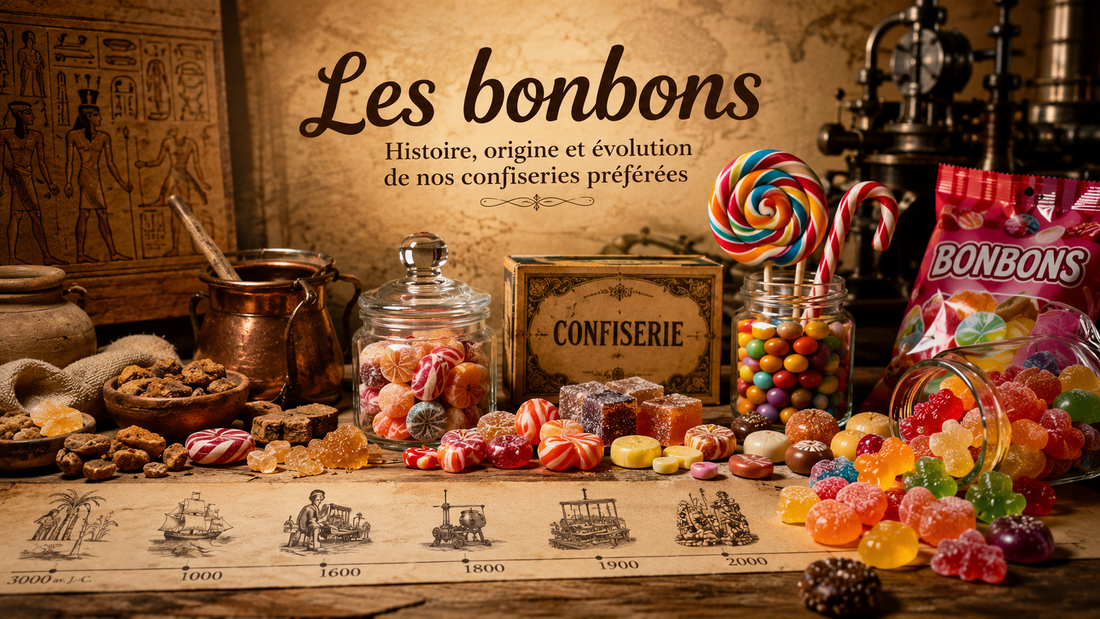 Les bonbons : histoire, origine et évolution de nos confiseries préférées
