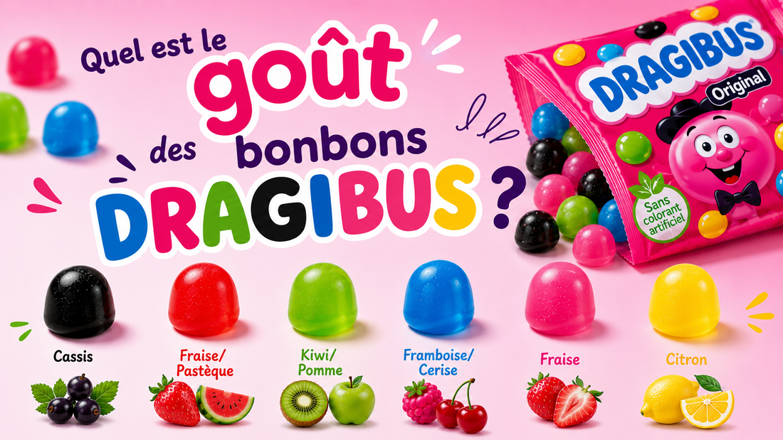 Quel est le goût des bonbons dragibus ?
