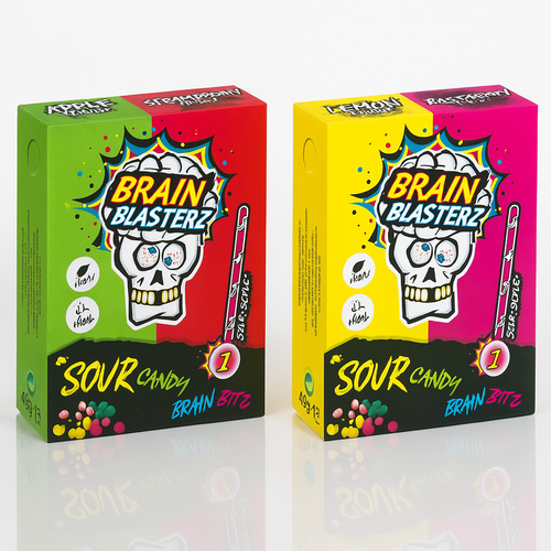 Brain Blasterz Sour Brain Bitz 45gr - MyCandyShop