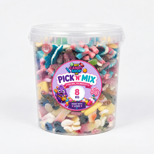 MEGA Seau de bonbons (8kg) - Pick'N'Mix - MyCandyShop