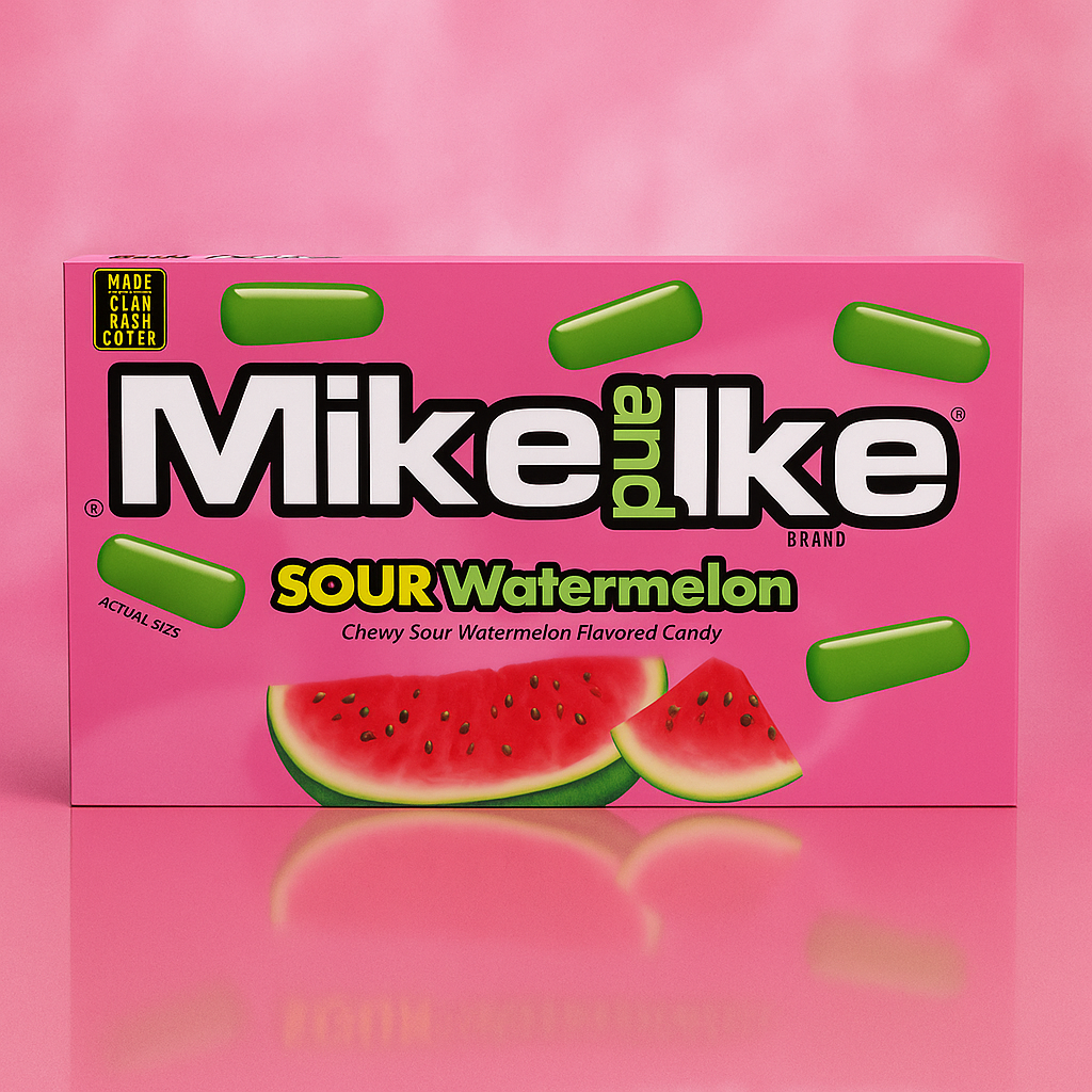 Mike and Ike Sour Watermelon 22gr - MyCandyShop