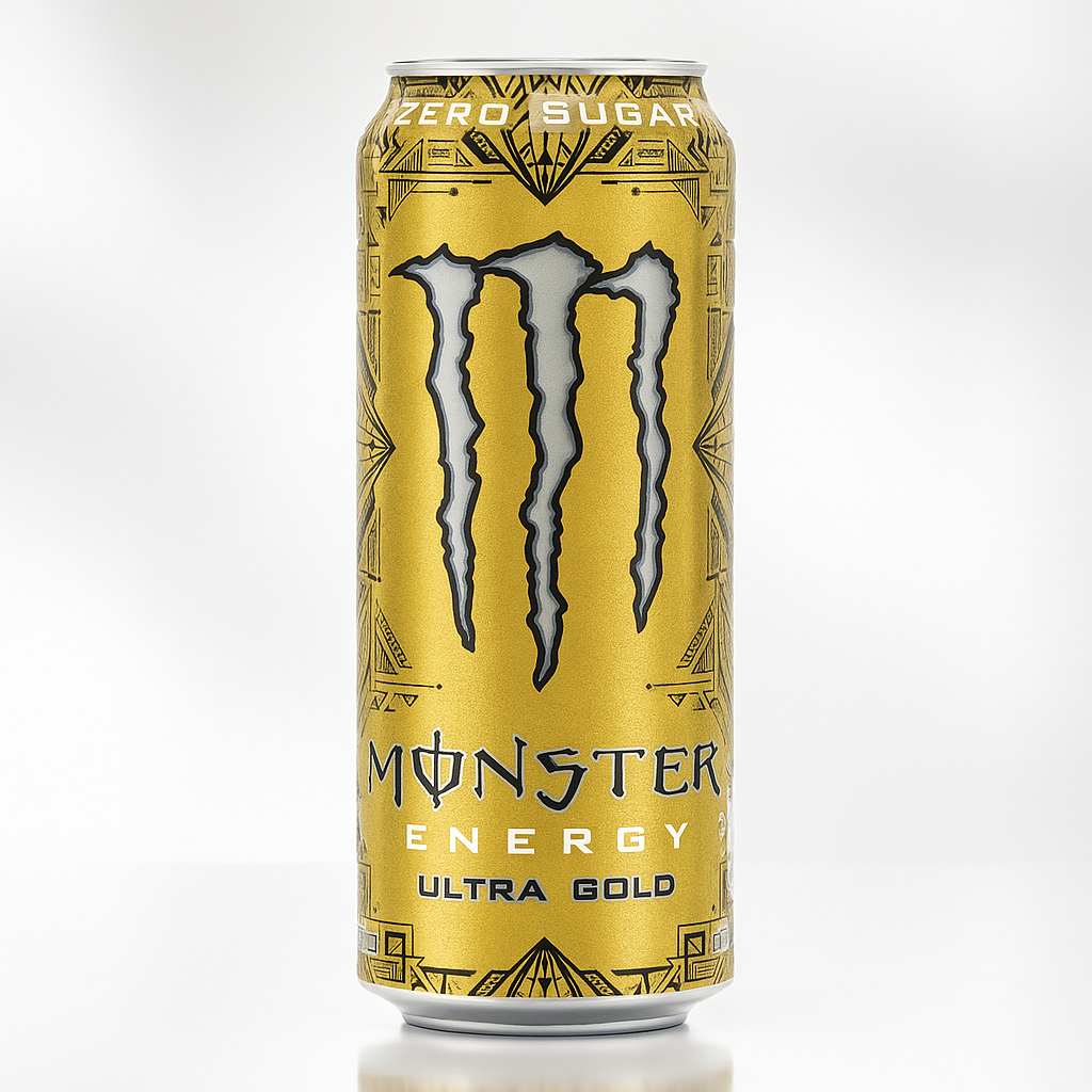 Monster Ultra Gold Pineapple Zero Sugar - 500 ml - MyCandyShop