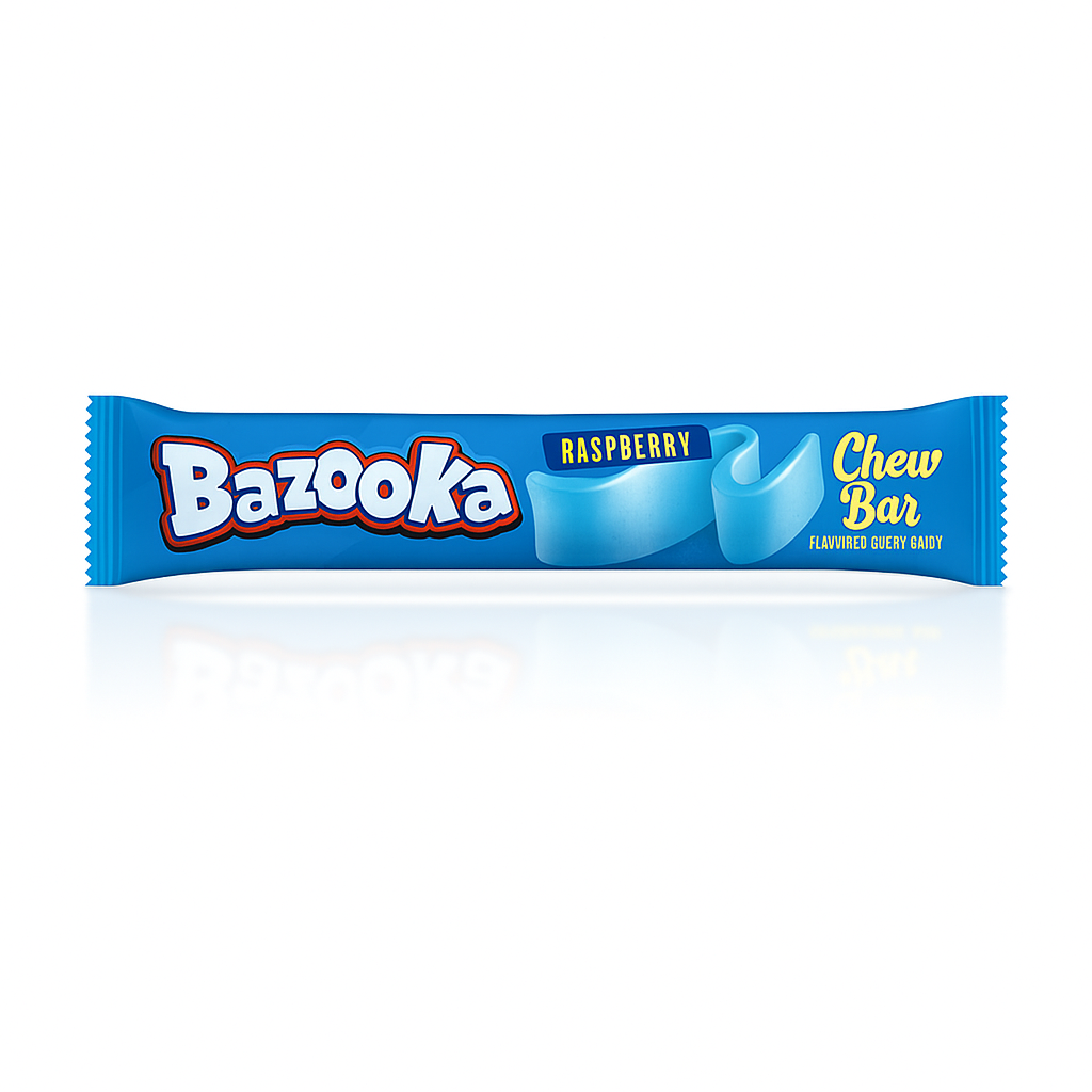 Bazooka Chew Bar Framboise - MyCandyShop