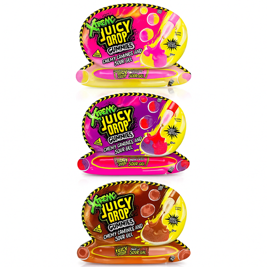 Bazooka Juicy Drop Gummies Xtreme