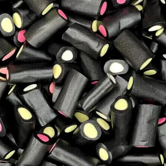 Lolliwood Gemengde Dropstokjes (100 g)