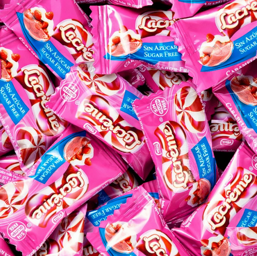 Lacrême Fraise et Crème - Bonbons sans sucre - Vidal (100g)