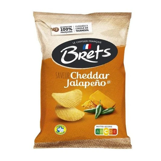 Chips Brets Cheddar Jalapeño (125g)