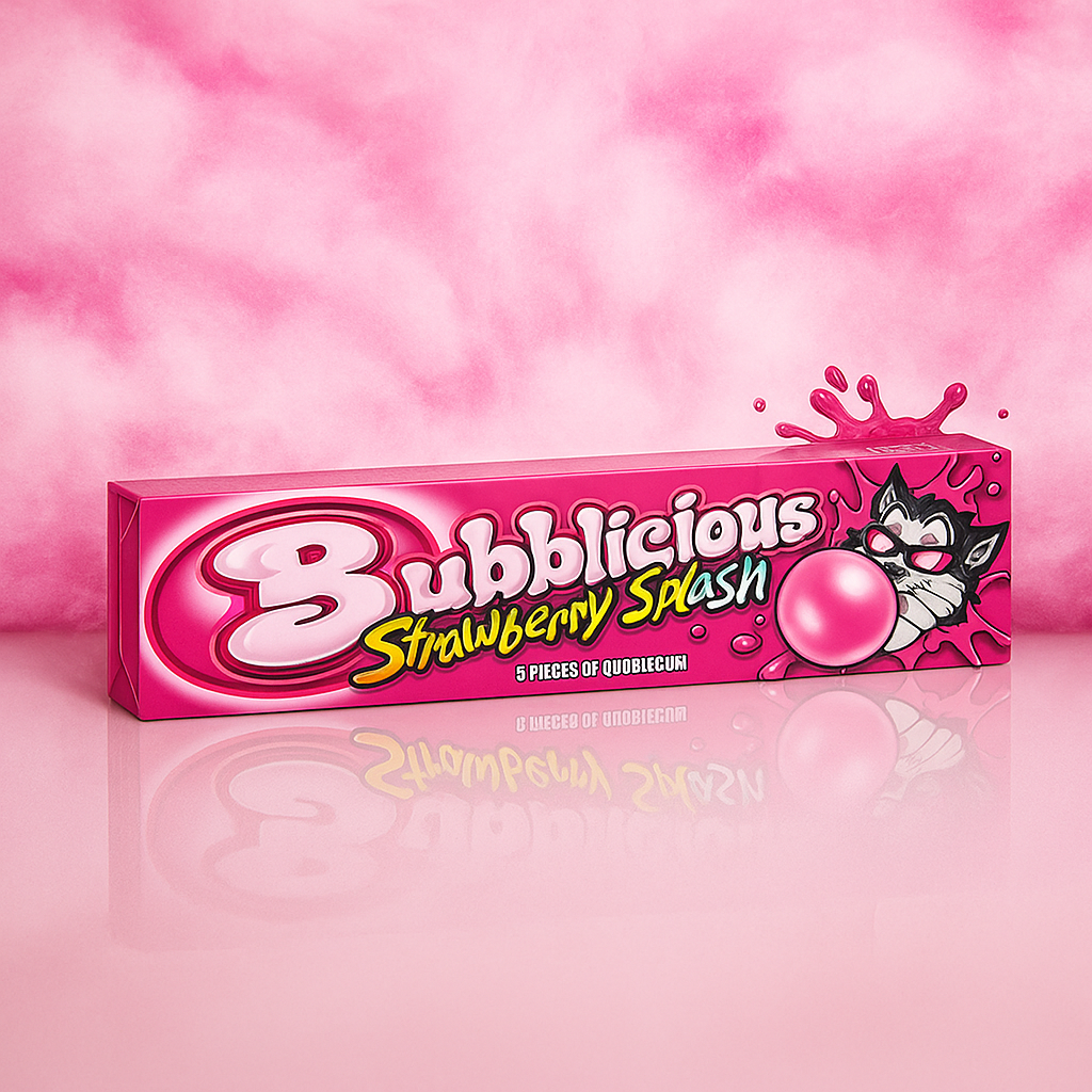 Bubblicious Chewing-Gum Fraise - MyCandyShop