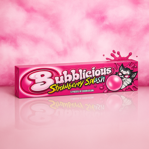 Bubblicious Chewing-Gum Fraise - MyCandyShop