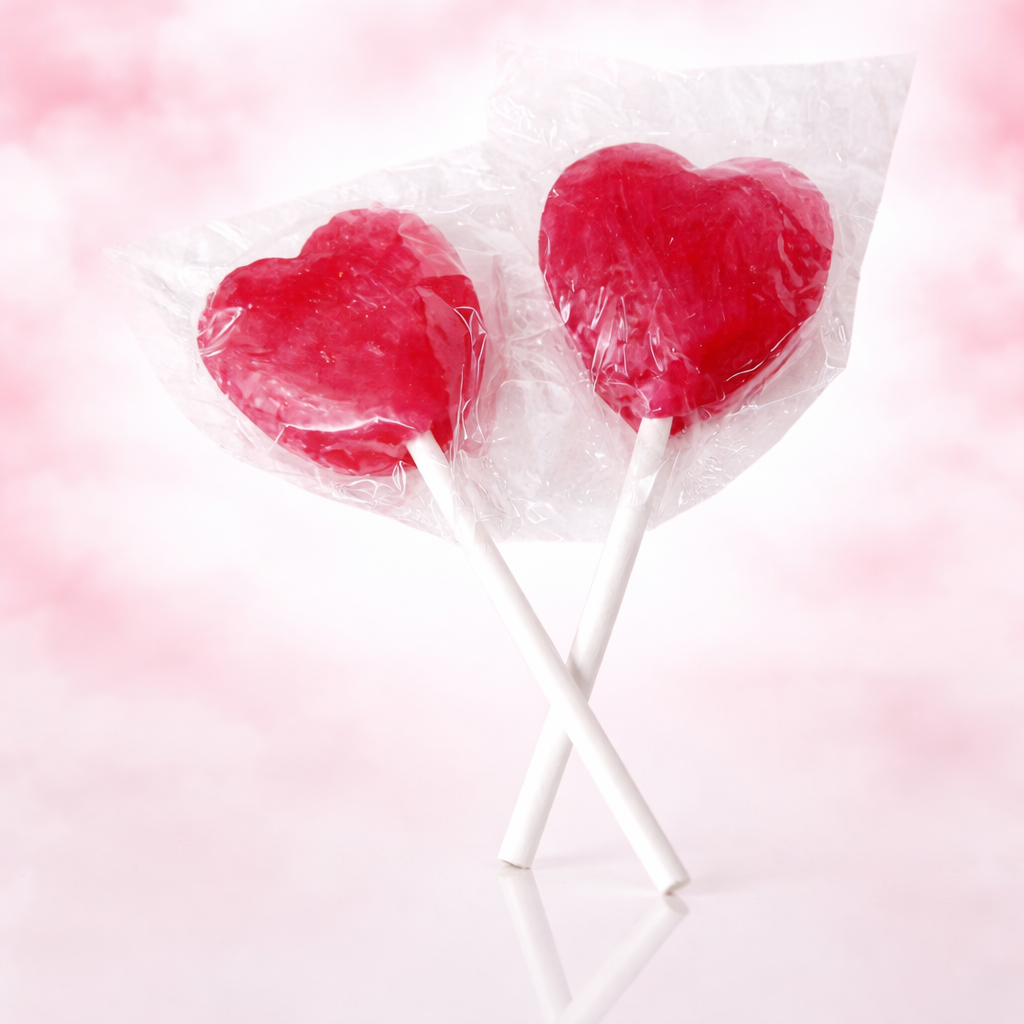 Sucettes Coeur (2 pièces) - Cand'Art - MyCandyShop