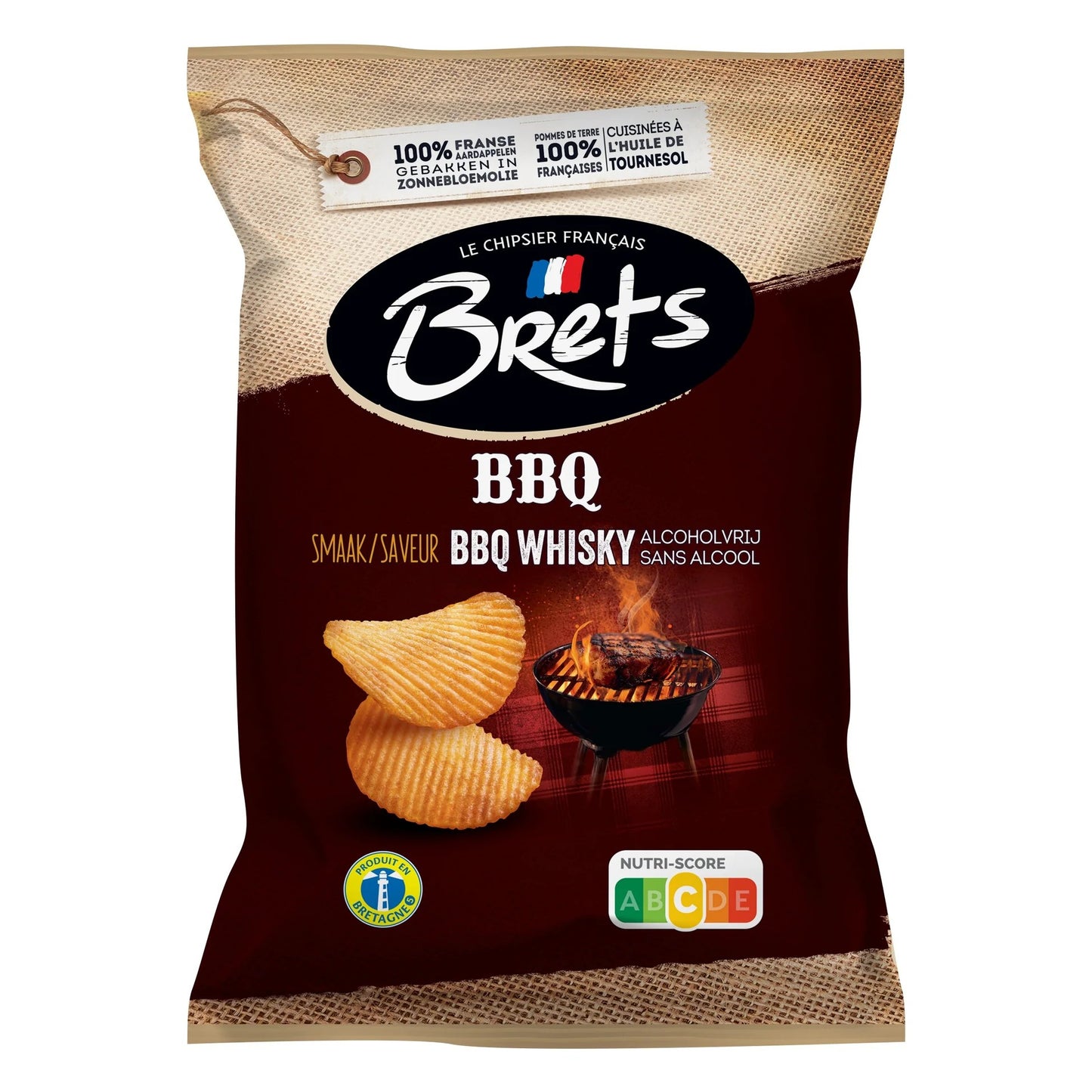 Chips Brets BBQ flambé au Whisky (125g)