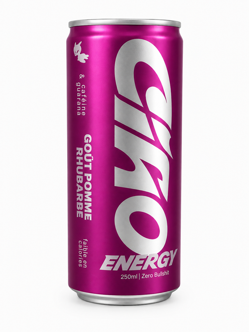 Ciao Energy Appel-Rabarber – Blik 250ml