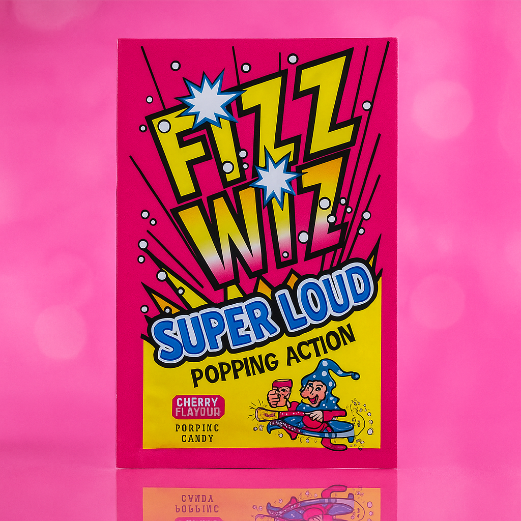 Fizz Wiz Popping Candy Cherry - MyCandyShop