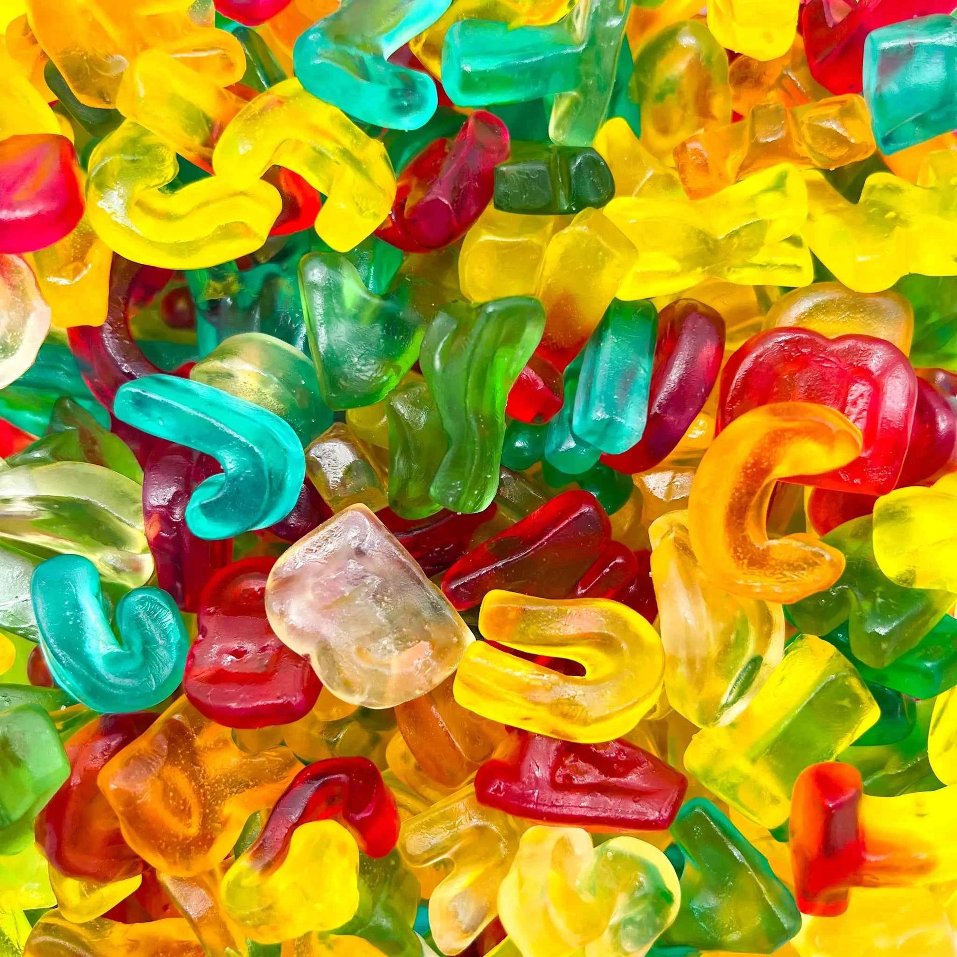 Lettres Alphabet - 7 Jelly Sticks (100g)