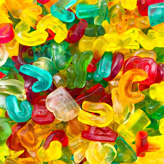 Lettres Alphabet - 7 Jelly Sticks (100g)