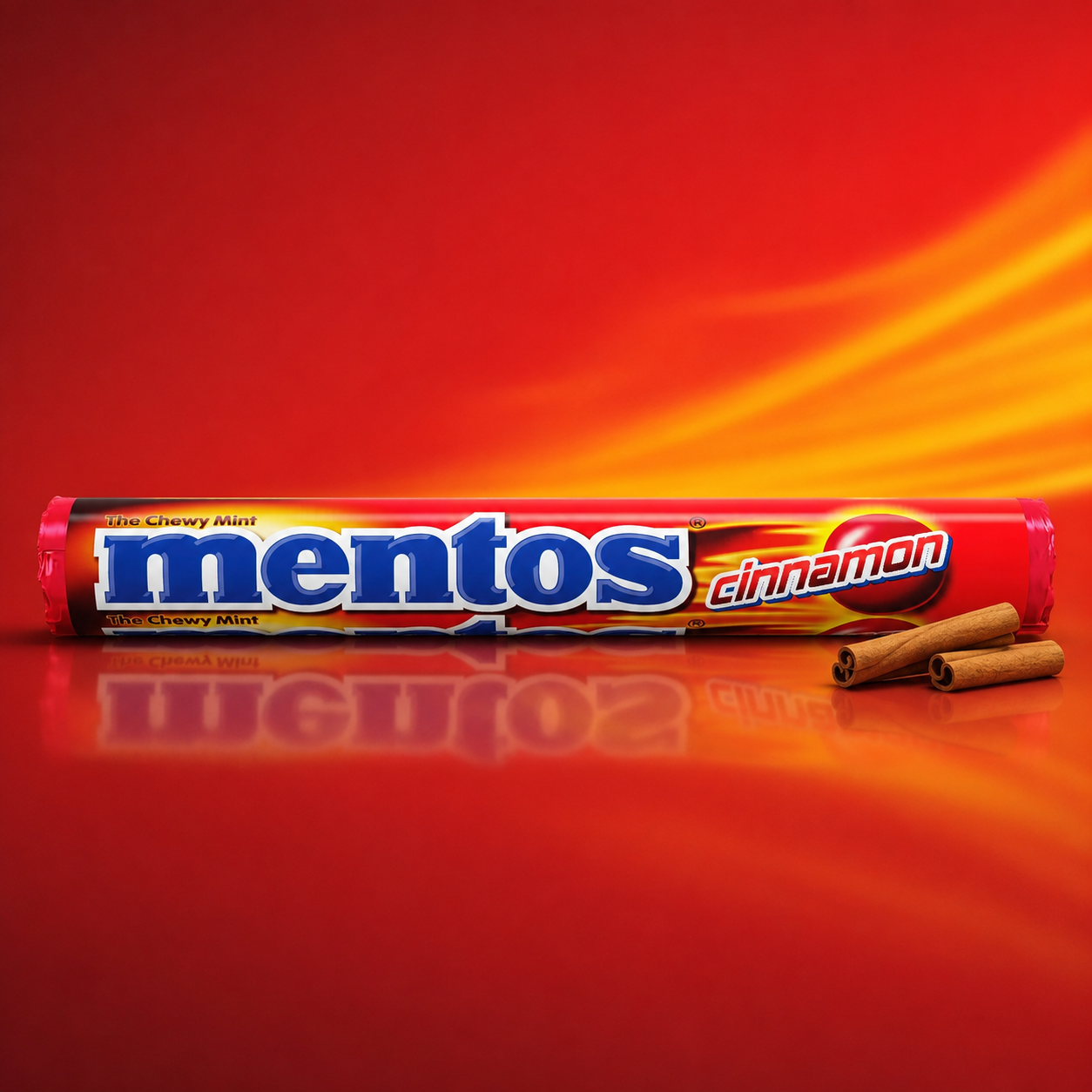 Mentos Cinnamon - Bonbons Américains à la Cannelle