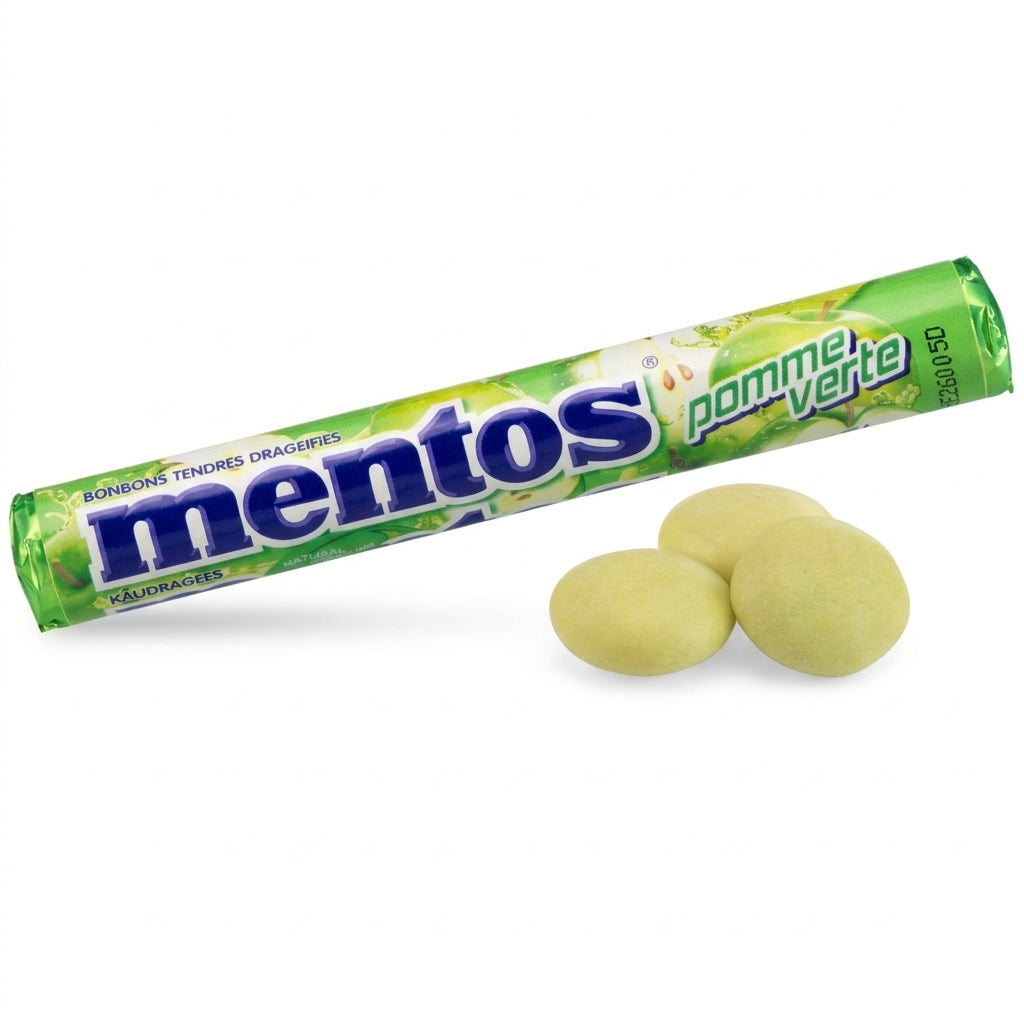 Mentos Pomme Verte – Bonbons au goût de pomme fraîche