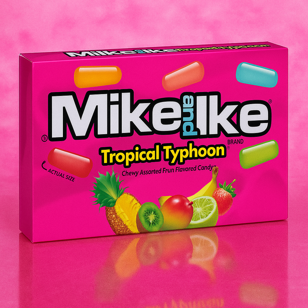 Mike and Ike Tropical Typhoon 120gr - MyCandyShop