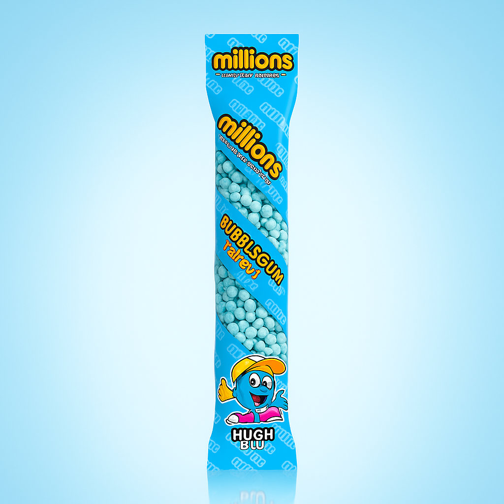 Millions Bubblegum Tube 55gr - MyCandyShop