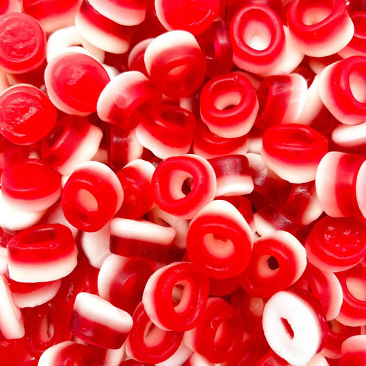 Mini Anneaux Cerise - 7 Jelly Sticks (100g)
