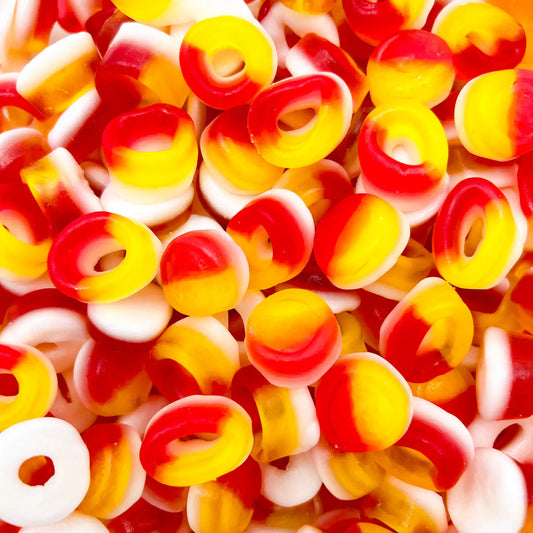 Minis Anneaux Pêche - 7 Jelly Sticks (100g)