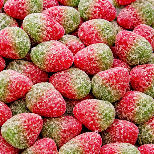 Mini Aardbeien Snoepjes - 7 Jelly Sticks (100g)