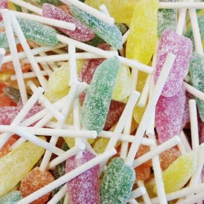 Mini-fruitlolly's (10 stuks) - Lollywood
