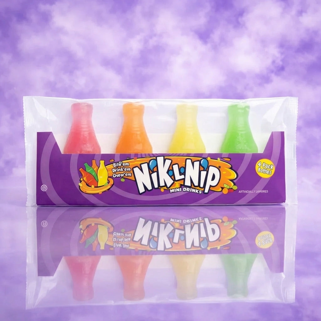 Nik-L-Nip Wax Candy Original - Wasflesjes (4-pack)