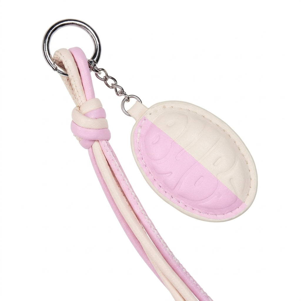 BUBS x H&M sleutelhanger – Tashanger Zweeds snoepje Roze & Crème