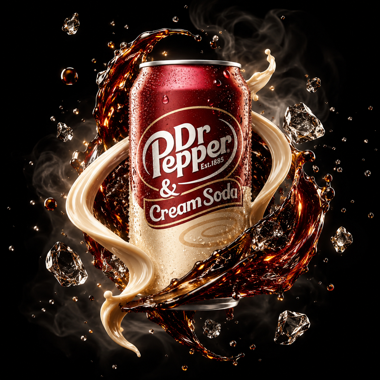 Dr Pepper & Cream Soda 330ml