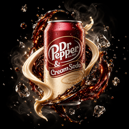 Dr Pepper & Cream Soda 330ml