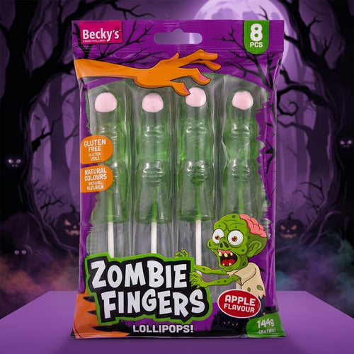 Sucettes Doigts de Zombie (8pcs) - Becky's