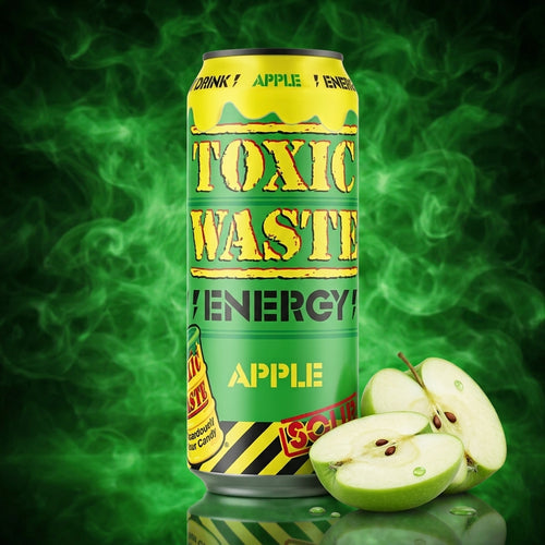 Toxic Waste Energy Sour Apple 500ml - Energiedrank Appel