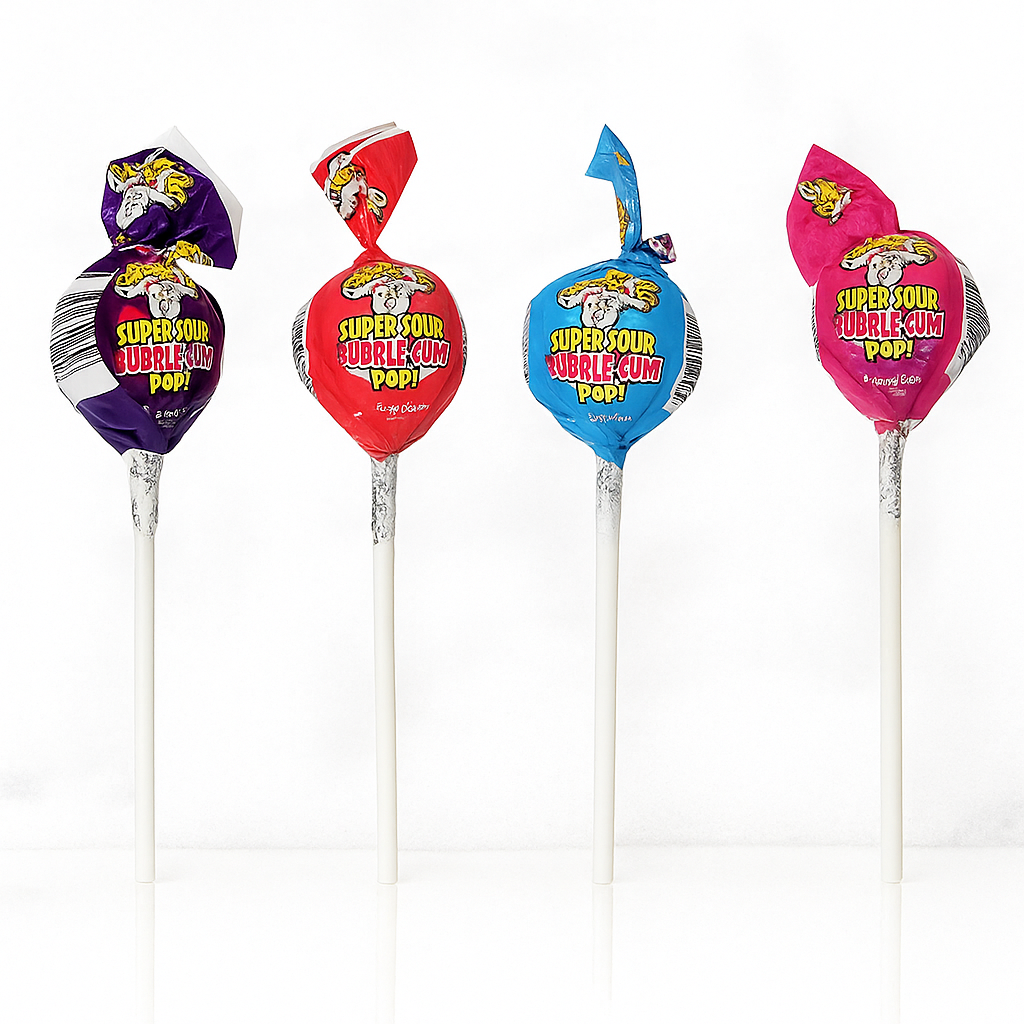 Warheads Super Sour Bubblegum Sucette - MyCandyShop